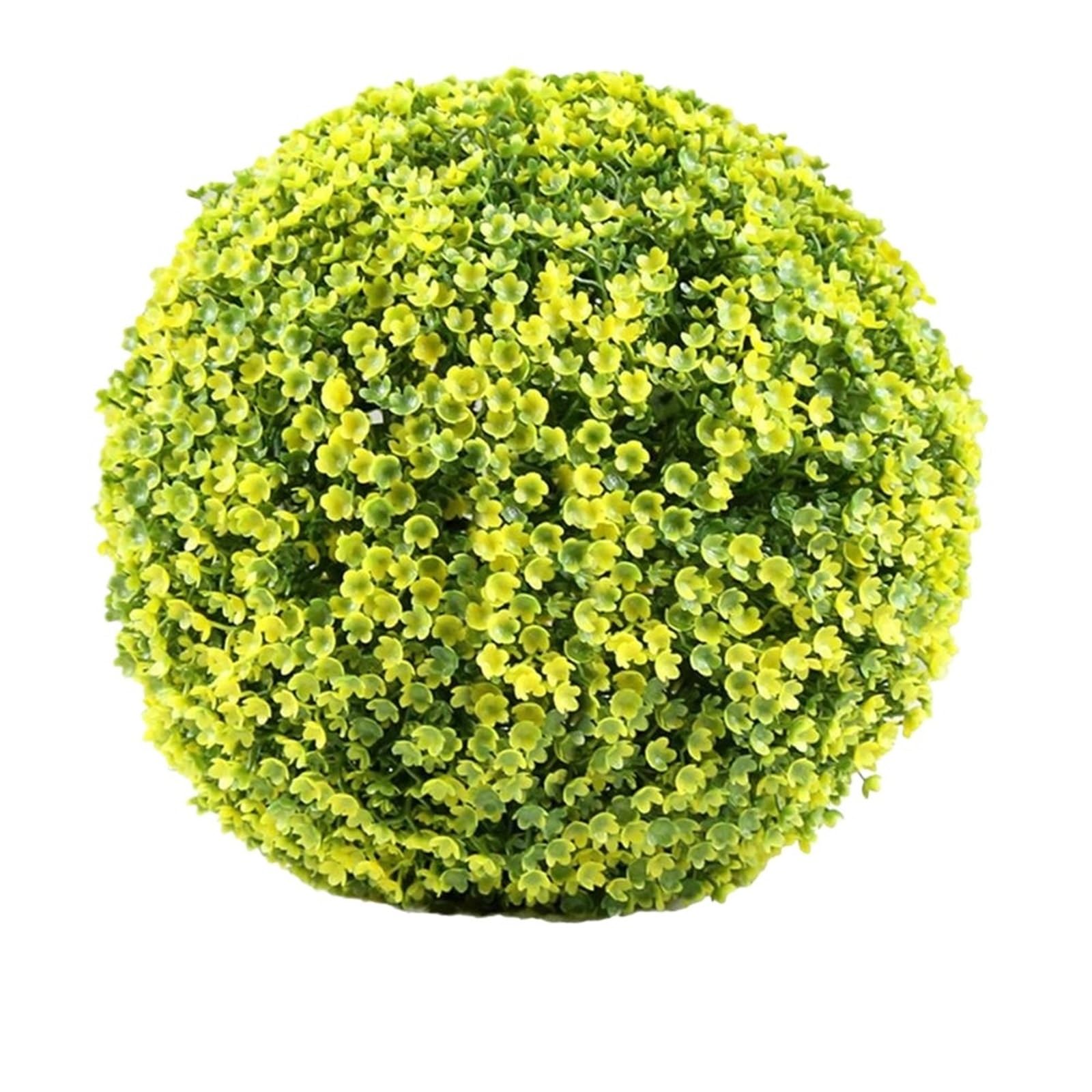LNNXSZ Topiary Balls Artificial Plant Topiary Ball Plant Topiary Ball Sphere Ball Boxwood Topiary Ball For Indoor Outdoor Decor(Yellow,18cm)