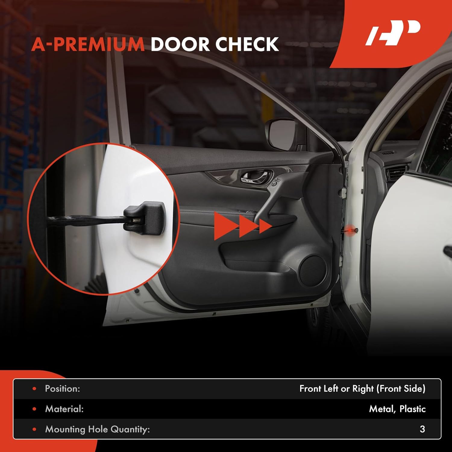 A-Premium Front Left or Right Door Check Compatible with Toyota Avalon 1995 1996 1997 1998 1999