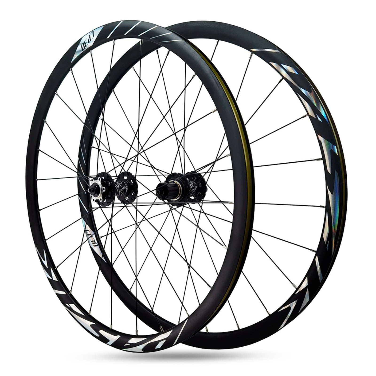 700C Road Bike Wheelset Disc Brake Quick Release 9X100mm/10X135mm Aluminum Alloy Rim Hight 30mm 24H Hubs Support 8-9-10-11 12 Speed