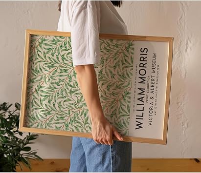 Fark Tanıtım William Morris Çerçevesiz Poster, Modern Dekoratif Çerçevesiz Poster, Tablo, Morris, 40 x 50