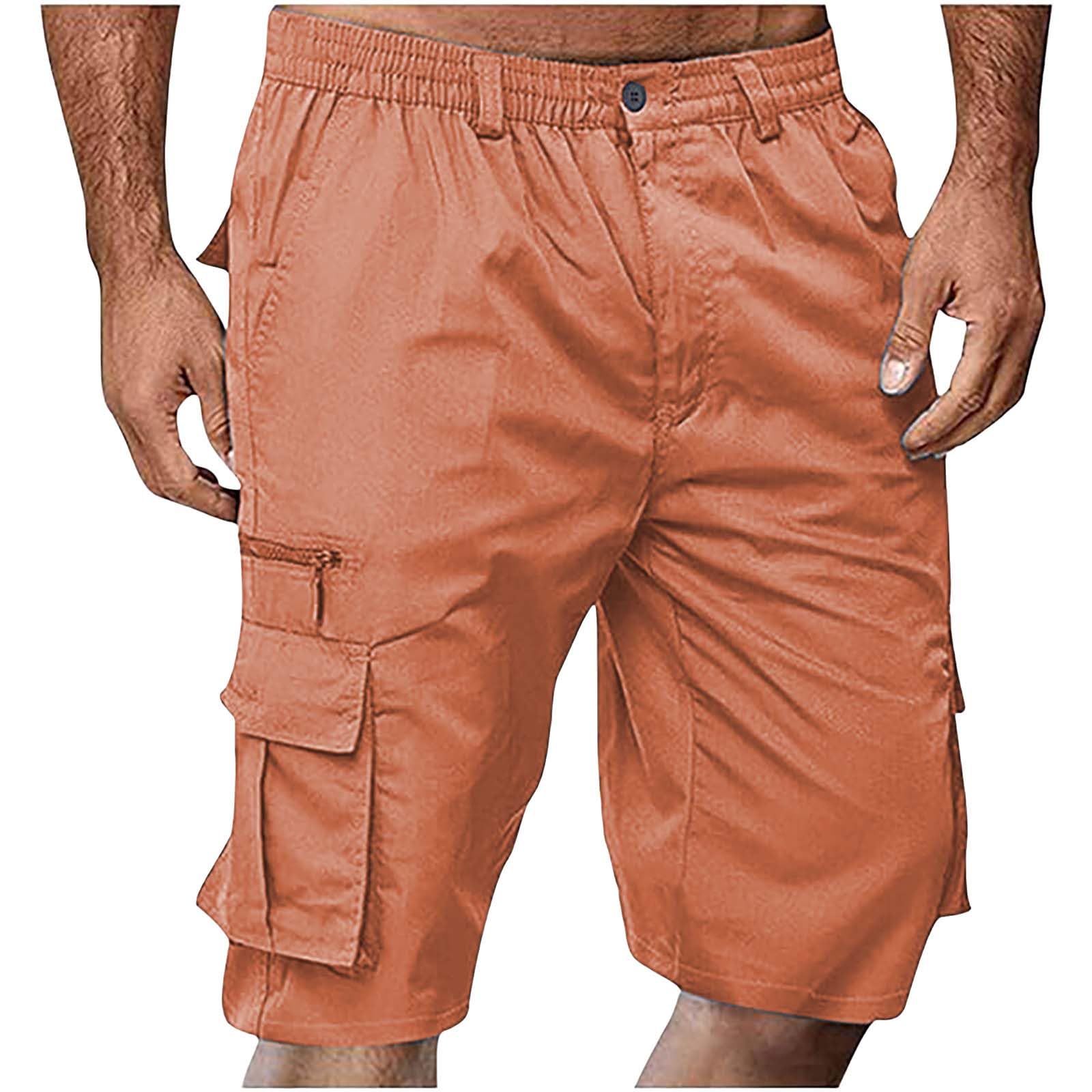 Hiking Shorts Mens Running Shorts With Zip Pockets Uk Cargo Shorts - Main Image