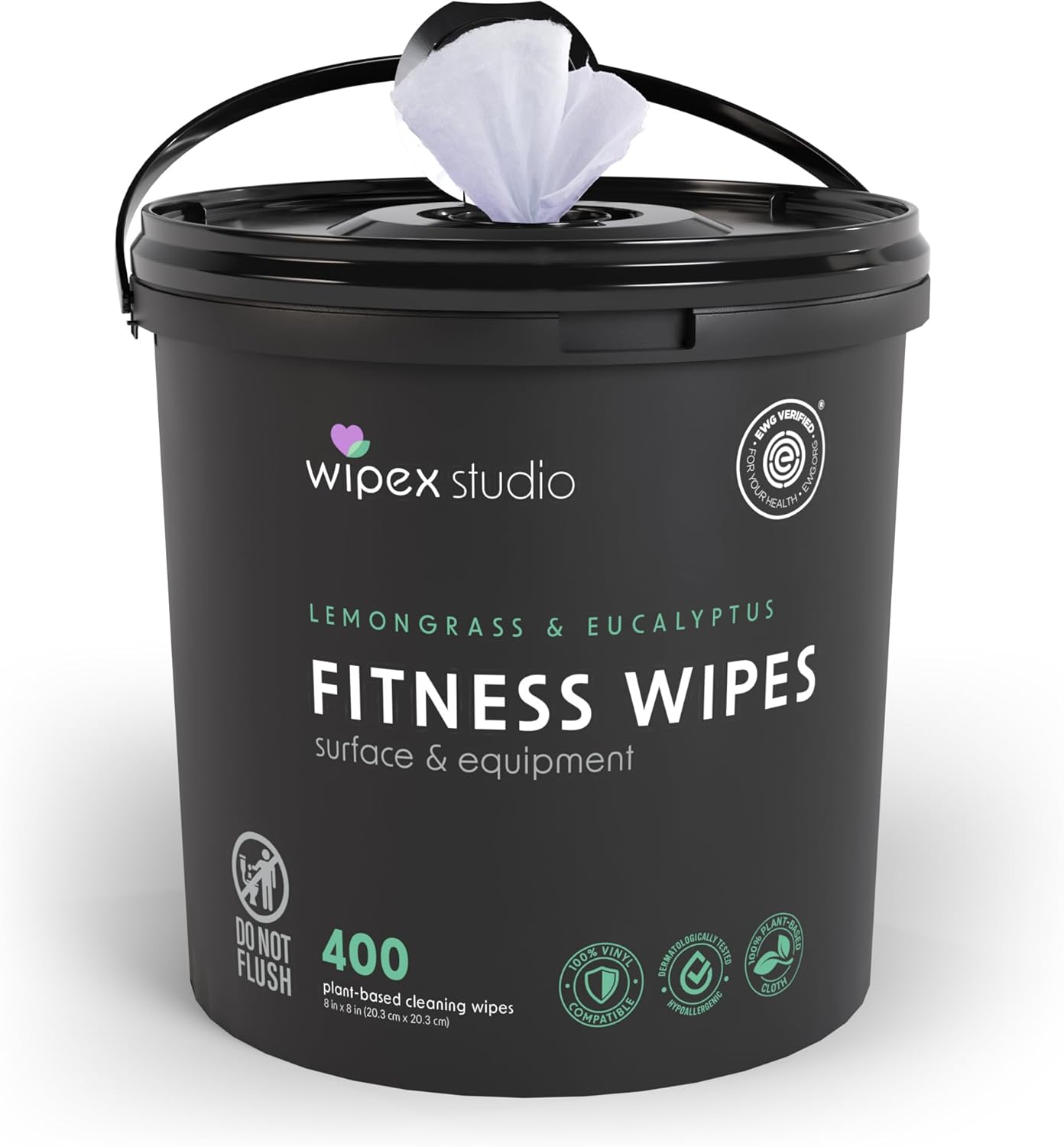 Wipex Yoga Mat Cleaner Wipes, EWG...