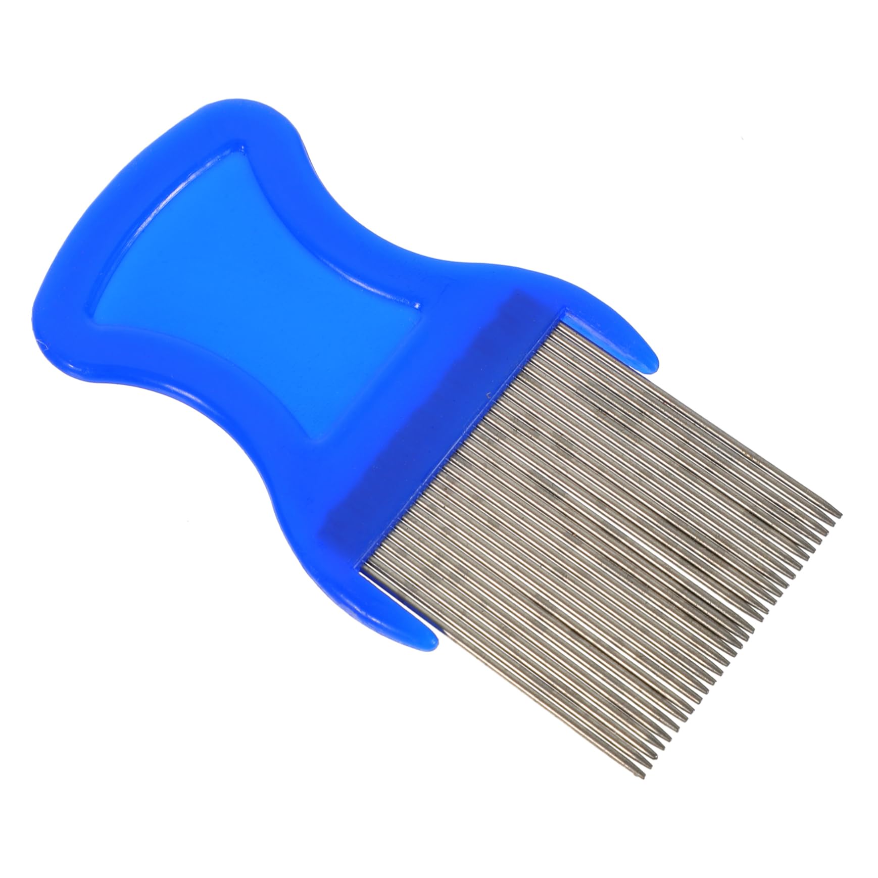 Mipcase Egg Dog Cat Comb Stainless Steel Grooming Brush Pet Hair Comfortable to Hold No Chemicals Random