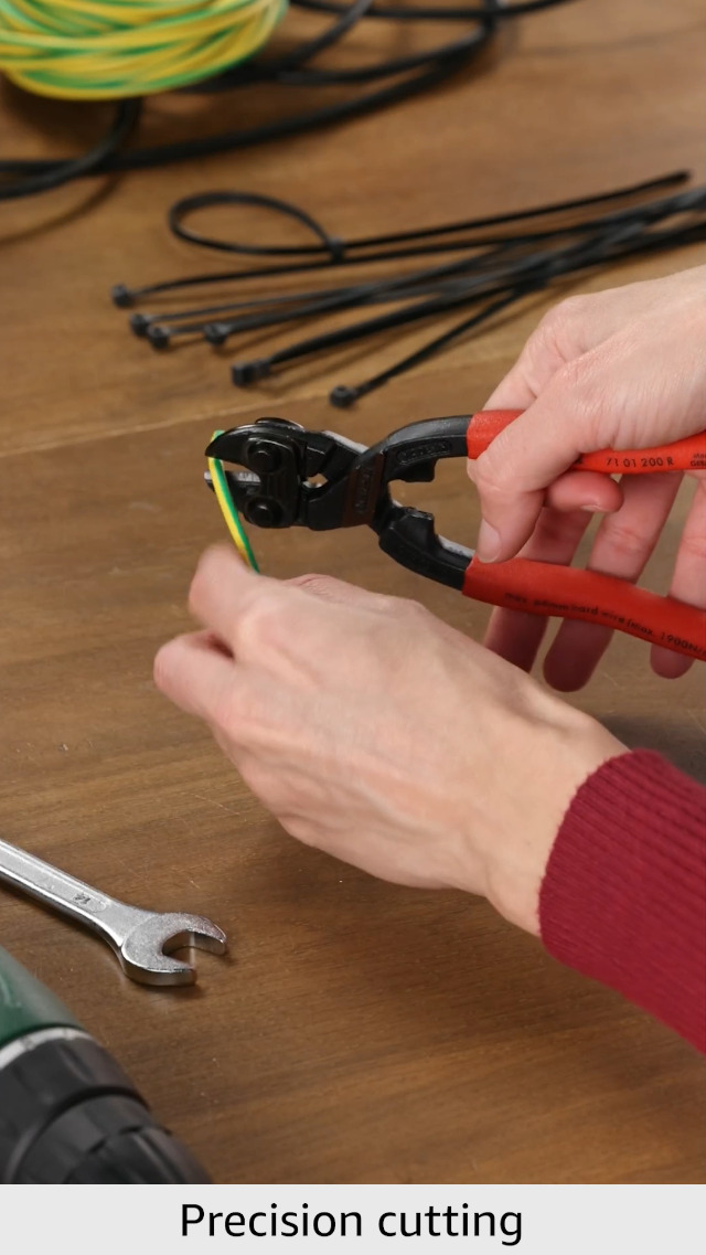 Knipex 71 01 200 R SBA High Leverage CoBolt Cutters, Fencing