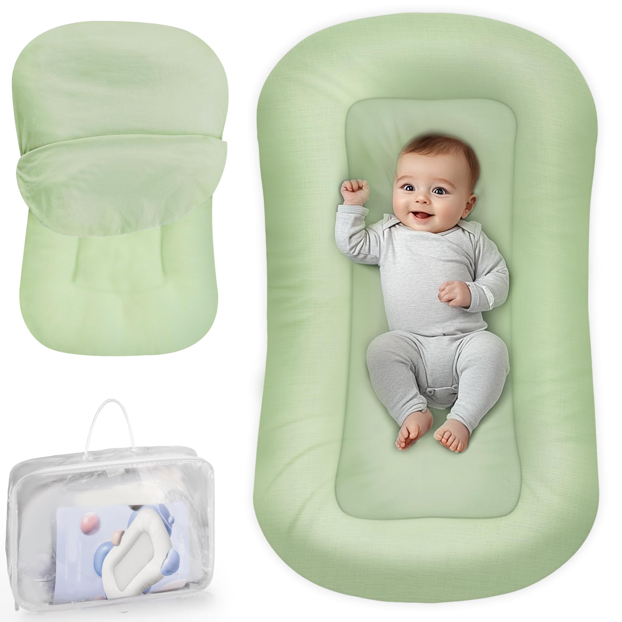 Cpzzkq Infant Support Cushion Green