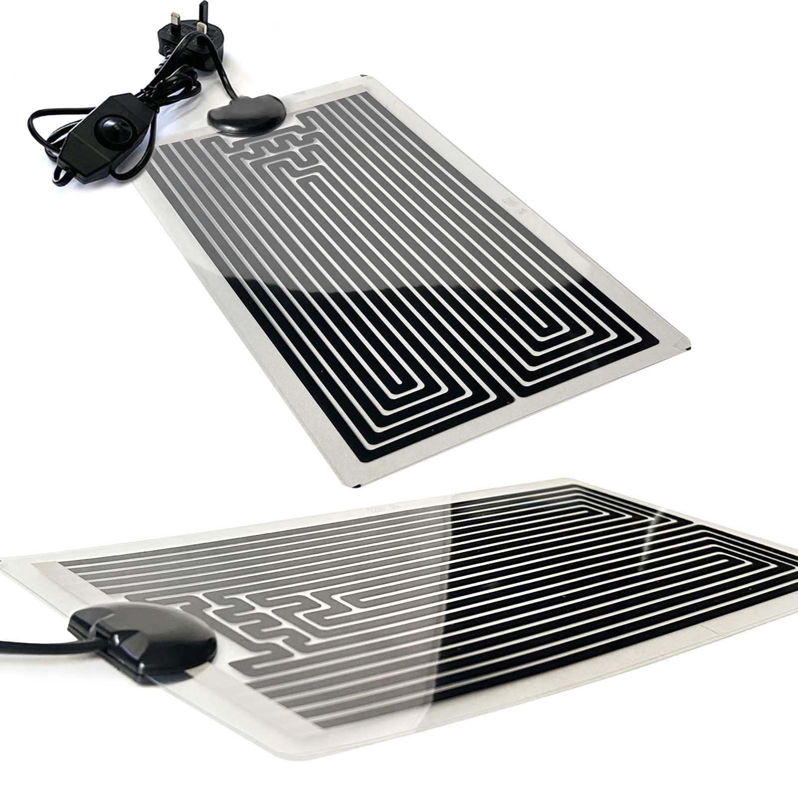 Reptile Heat Mat with Adjustable Temperature Control, Terrarium Heat Warm mats for Pet Tank Tortoise/Snakes/Lizard/Gecko(28W, Large 28 * 28 cm) — view 7