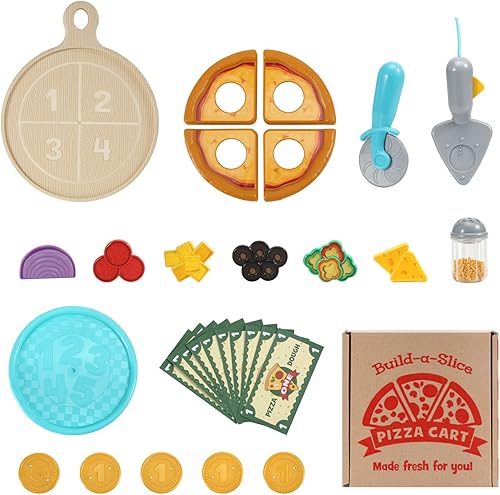 Miniatura 9 de LeapFrog Carrito de hacer pizza Build-a-Slice (embalaje sin frustración)