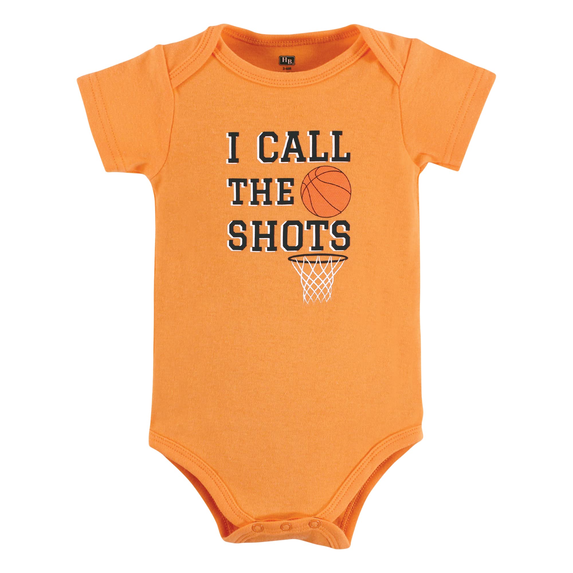 Hudson Baby Unisex Baby Cotton Bodysuits, Sports Stripes, Newborn