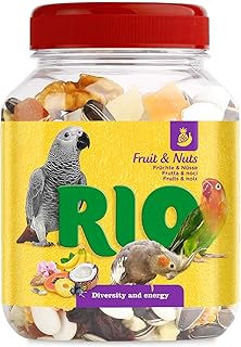 RIO Fruit and Nuts Mix Natural Treats for Birds 160g