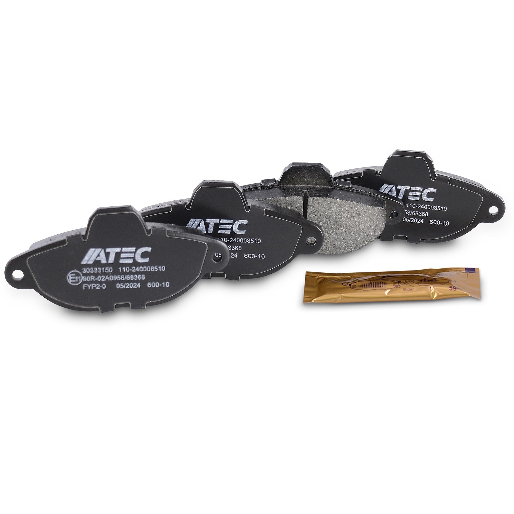 ATEC Germania Set freni asse anteriore incl dischi freno Ø 240 mm ventilati + pastiglie freno anteriori Compatibile con FIAT PANDA (169_), PUNTO (176_) (188_), SEICENTO / 600 (187_), LANCIA Y (840_)