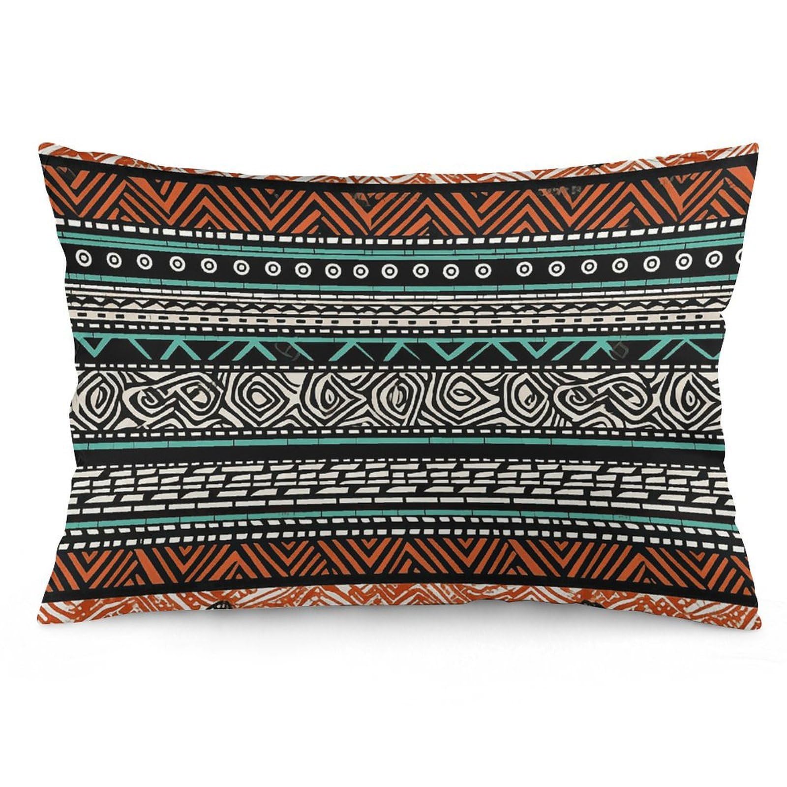 NTVOWPZO 2 Pack Decoration Throw Pillow Covers 16 "x24 Pillowcases Covers Ethnic Turtle Striped Pillowcases Modern Farmhouse Home Decor Sofa Cushions Covers for Couch Bed Living Room