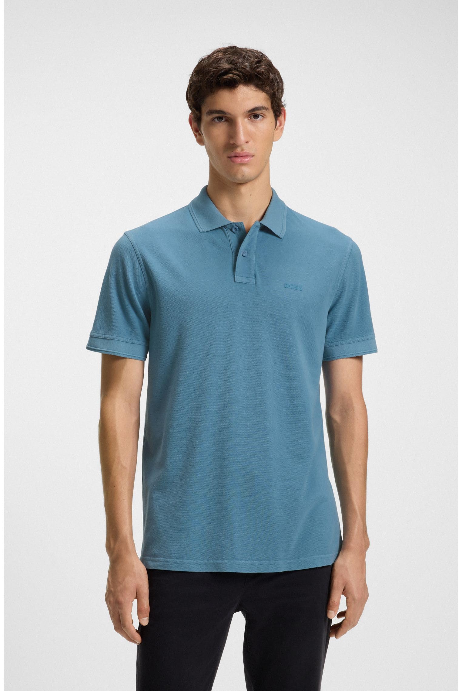 Boss Prime 10256692 01 Shirt Open Blue462 M – Bild 4