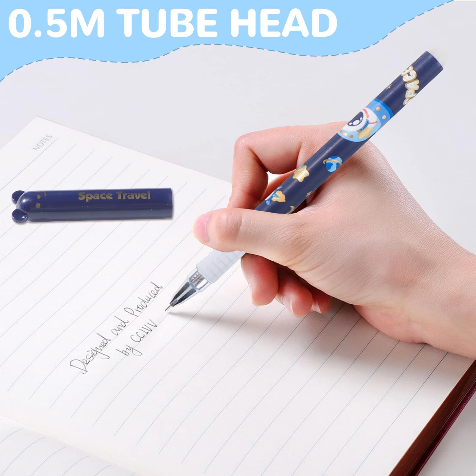 CARxlythic Set di Penne Gel-Cancellabili - Natale Erasable Gel Pens Sfera sull'Estremità per Rimuovere l'Inchiostro, Termosensibile, Diametro Punta 0,7 mm (Natale 16 Penne cancellabili