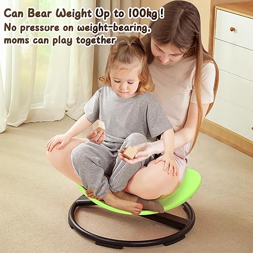 Miniatura 56 de Silla giratoria sensorial para niños con autismo a partir de 3 años, silla giratoria para niños con TDAH, sillas sensoriales para niños autistas,