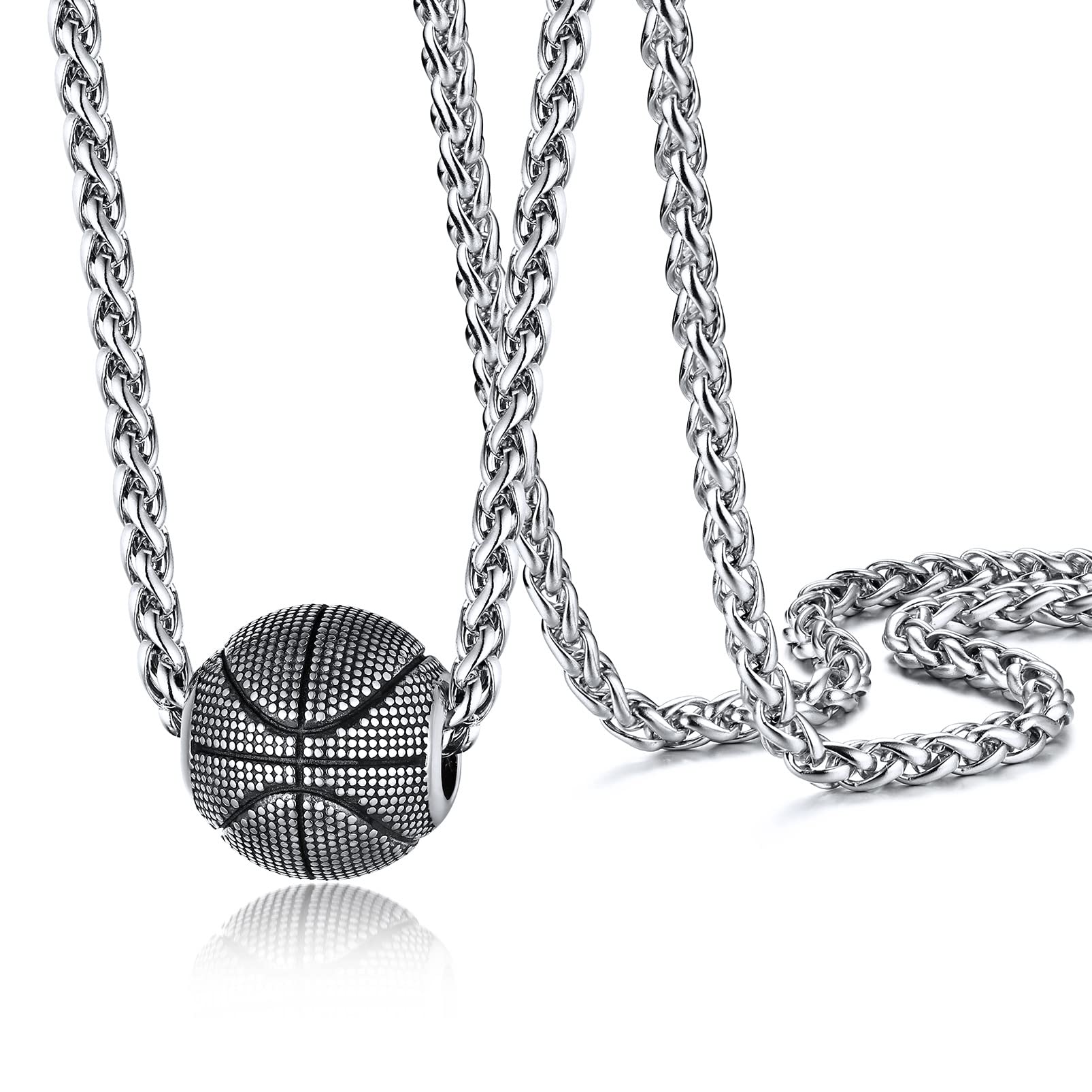 PROSTEEL Soccer/Baseball/Football/Basketball/Volleyball Necklace for Men