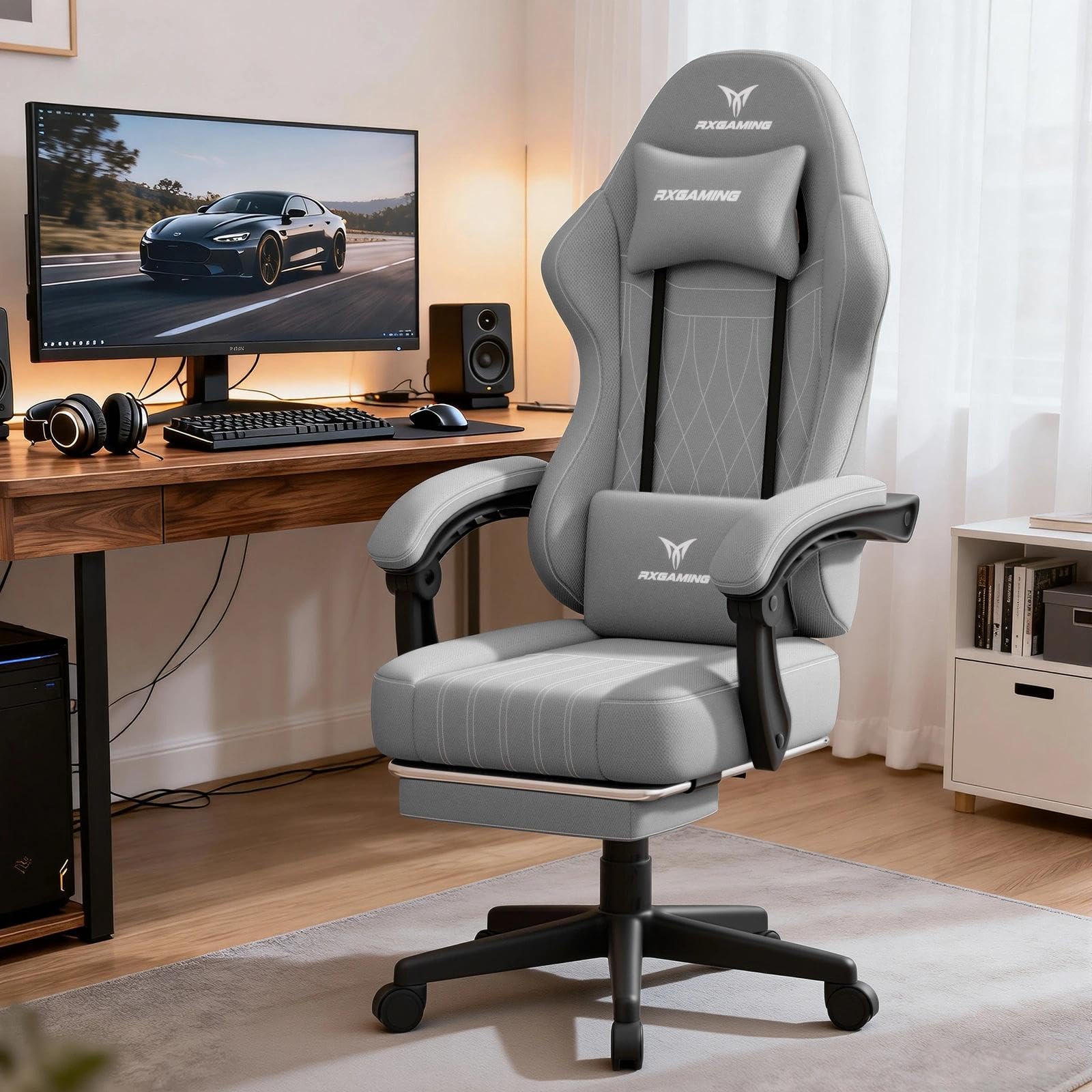 Amazon.co.jp: RXGAMING ゲーミングチェア オフィスチェア イス 椅子
