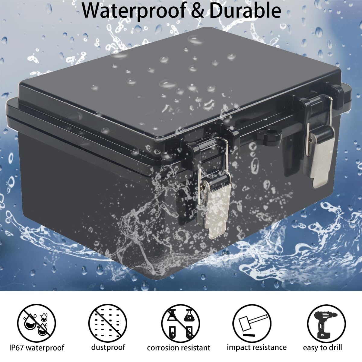 Waterproof Electrical Box - IP67 Stainless Steel -2