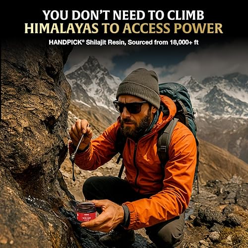Miniatura 6 de HANDPICK Resina Shilajit pura del Himalaya | 75% ácido fúlvico, más de 85 minerales traza | Suplemento Shilajit 100% puro natural | 1.06 oz | Sin