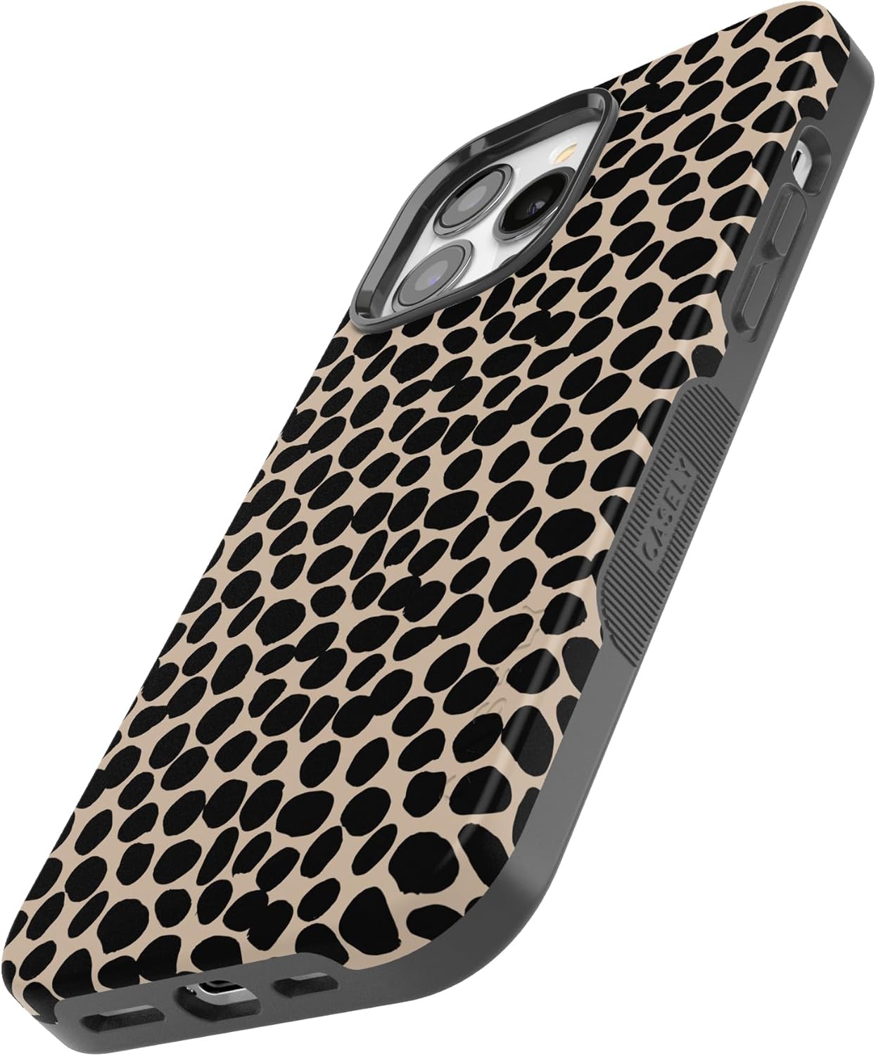 Casely iPhone 13 Pro Max Case | Lost in Spots | Cheetah Print | Bold Protective Design | Compatible with MagSafe