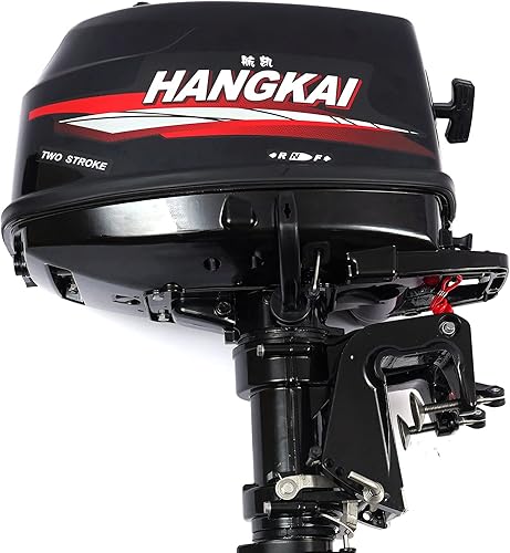 Miniatura 6 de Motores fuera de borda de eje corto de 2 tiempos y 6 HP, motor de lancha de pesca, motor de control de timbre, motor de barco de pesca,