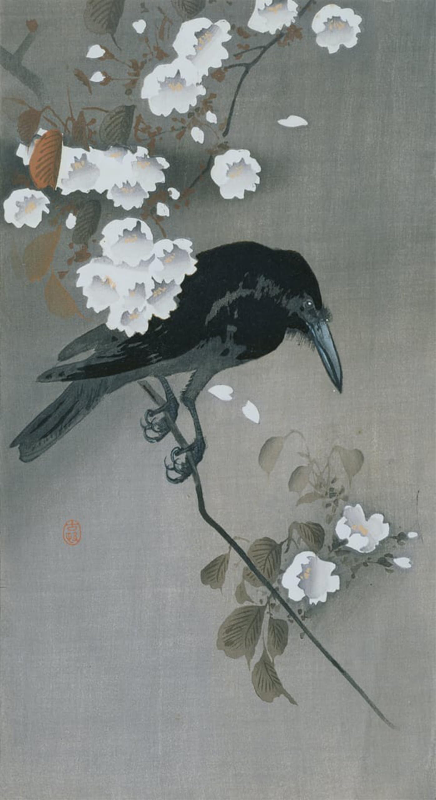 POSTERIIk Vintage Art Print Images Pictures Print At Bindweed by Ohara Koson Modern Colour Posters for Office Home Decor 60x90cm