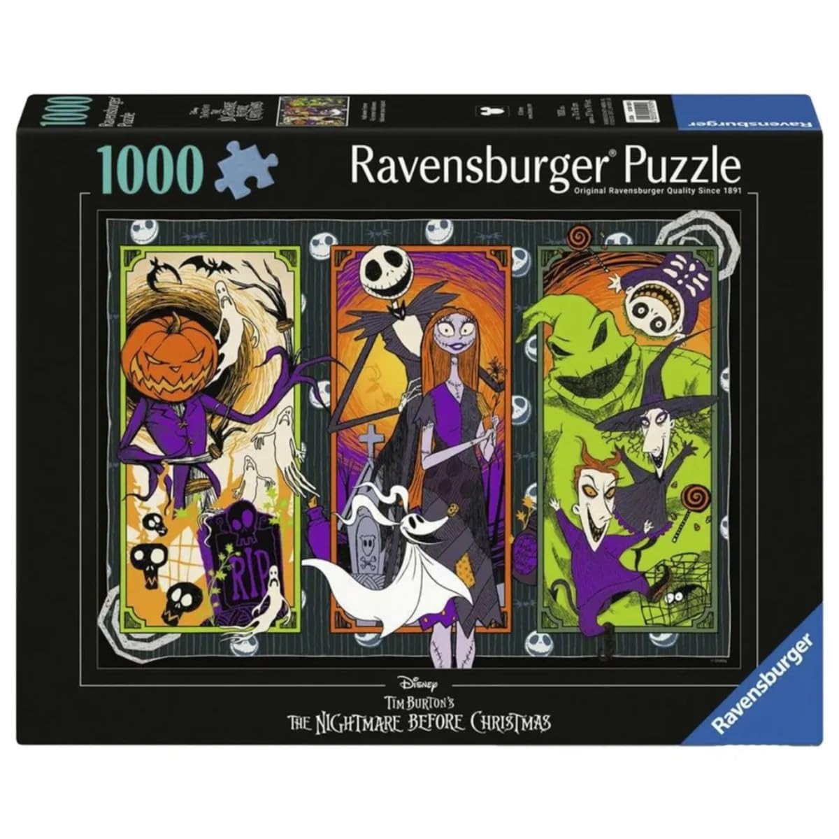 Puzzle 12001929 - Disney's The Nightmare Before Christmas - 1000 Pieces Puzzle for Adults and Children from 14 Years