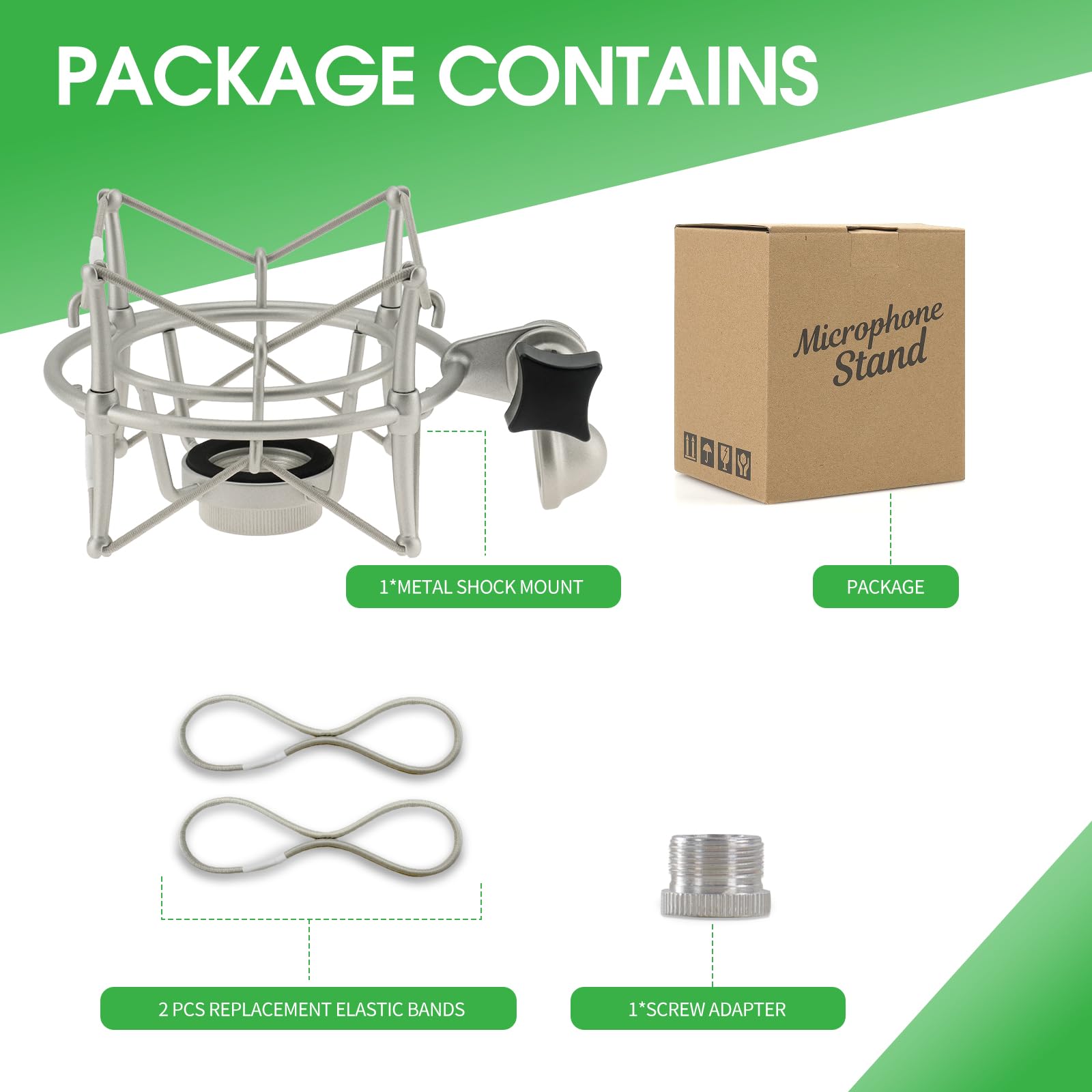 Amazon.com: ZibugZag Microphone Shock Mount – Compatible with