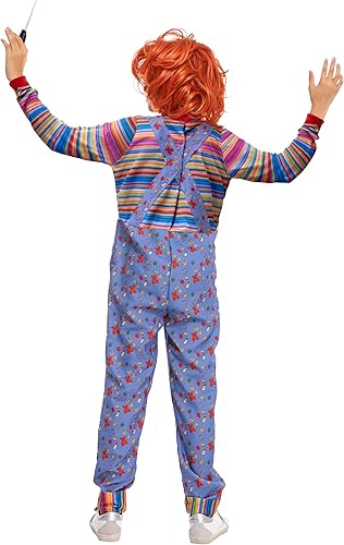 Miniatura 5 de Spooktacular Creations Disfraz de Chucky de Halloween para niño, disfraz de muñeca de película de terror poseído para fiesta de disfraces para niños