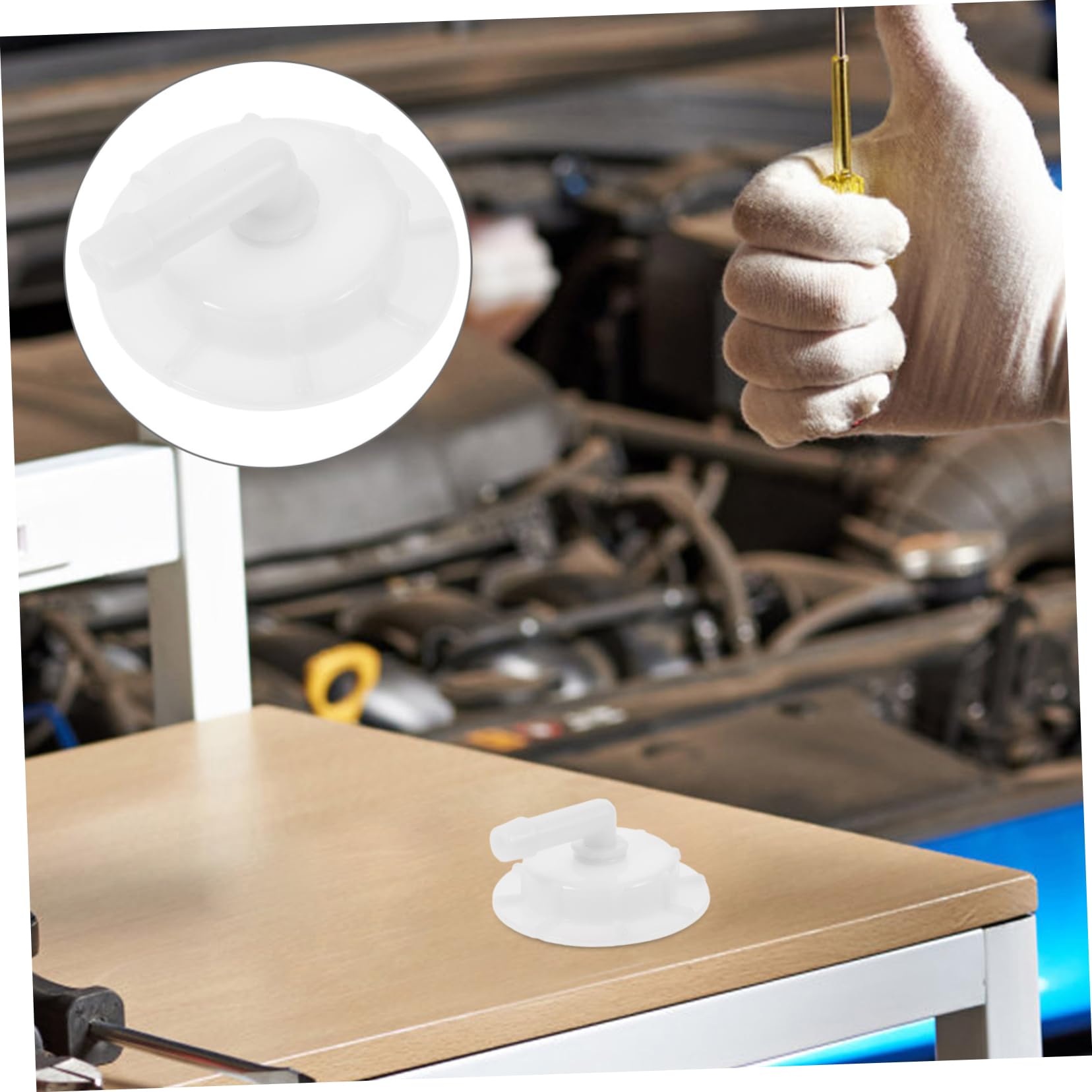 Mobestech 5piezas Tapa De Refrigerante Para Radiador De Auto Tapa De Desbordamiento De Anticongelante Compatible Fit Duradera y Fácil De Instalar