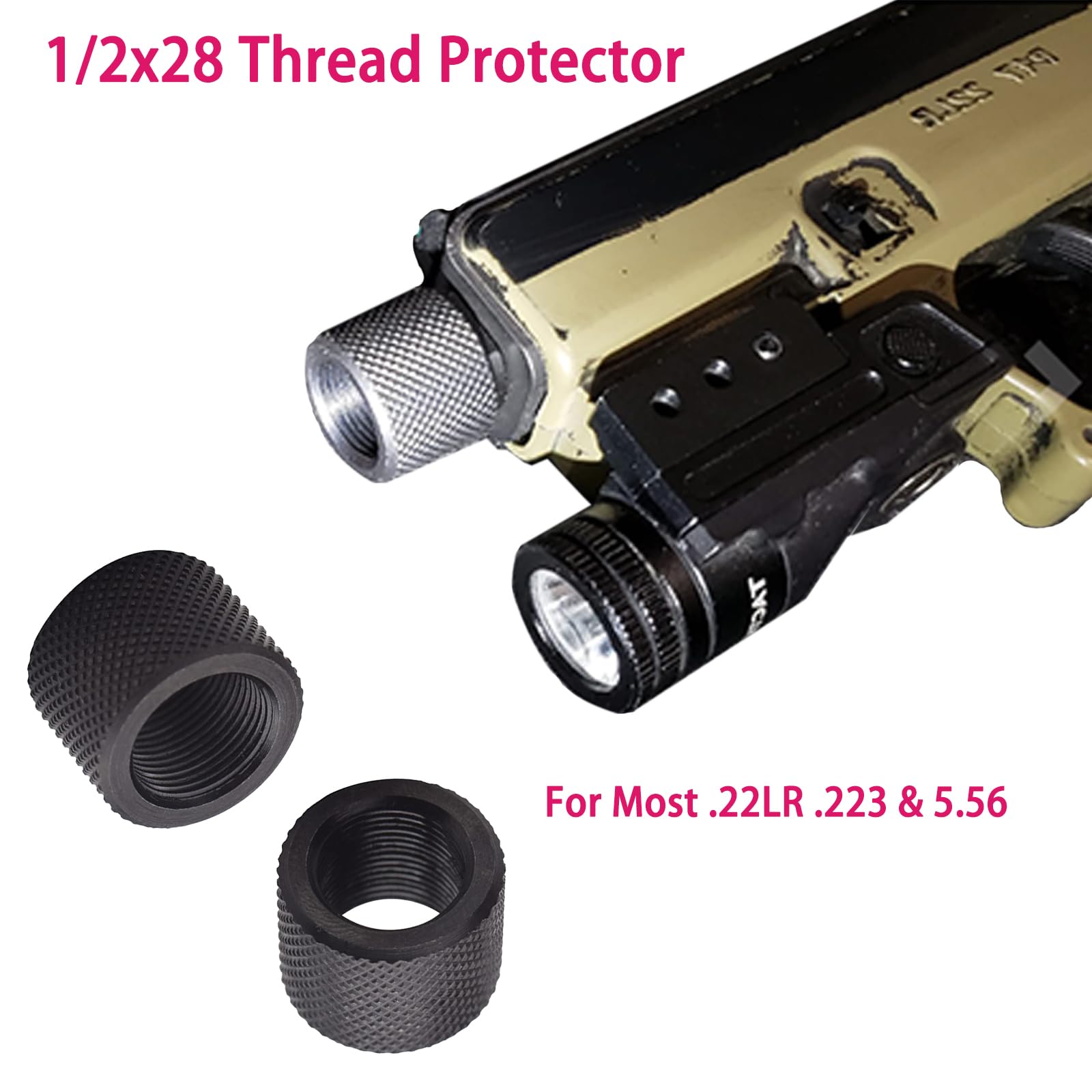 4 Pack Thread Protector 1/2 x 28 for 22LR .223 & 5.56
