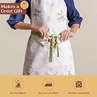 Vista 559 de Maison d' Hermine Delantal 100% de algodón para mujeres con bolsillo de cocina delantal de chef para hombres, decoración de Pascua