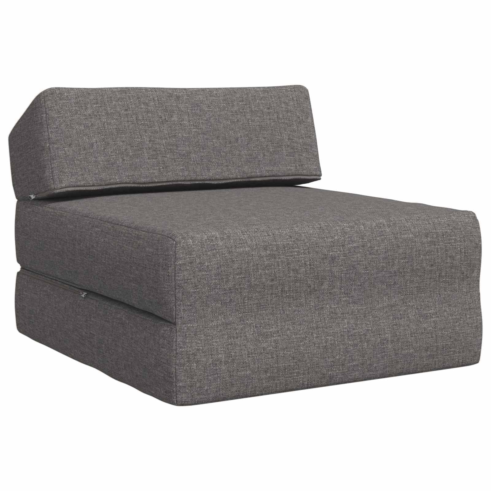 Sofá cama plegable 2 en 1 de tela con espuma densidad para invitados
