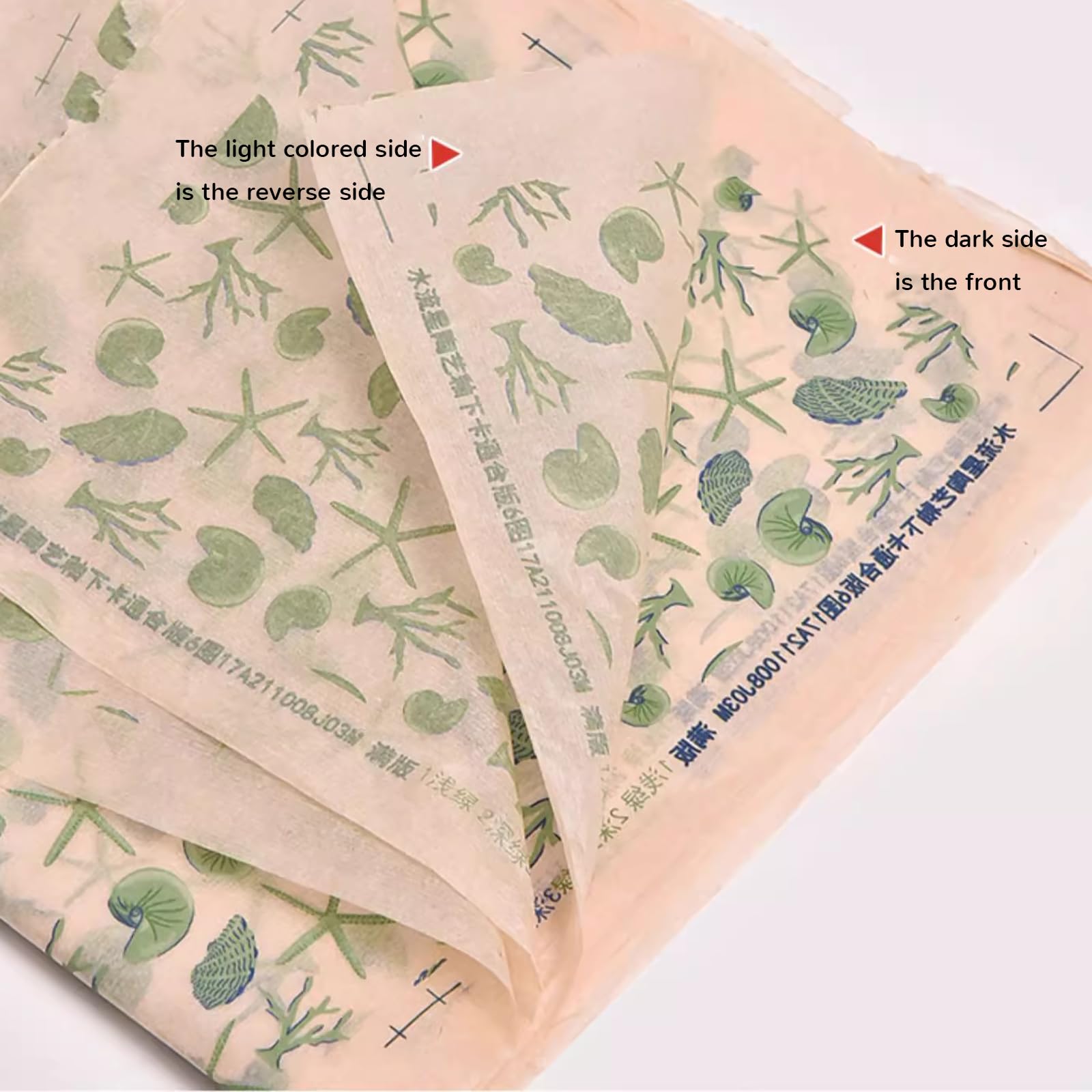 Juego de 9 calcomanías de cerámica para transferencia de cerámica, porcelana de alta temperatura, transferencia bajo vidriado