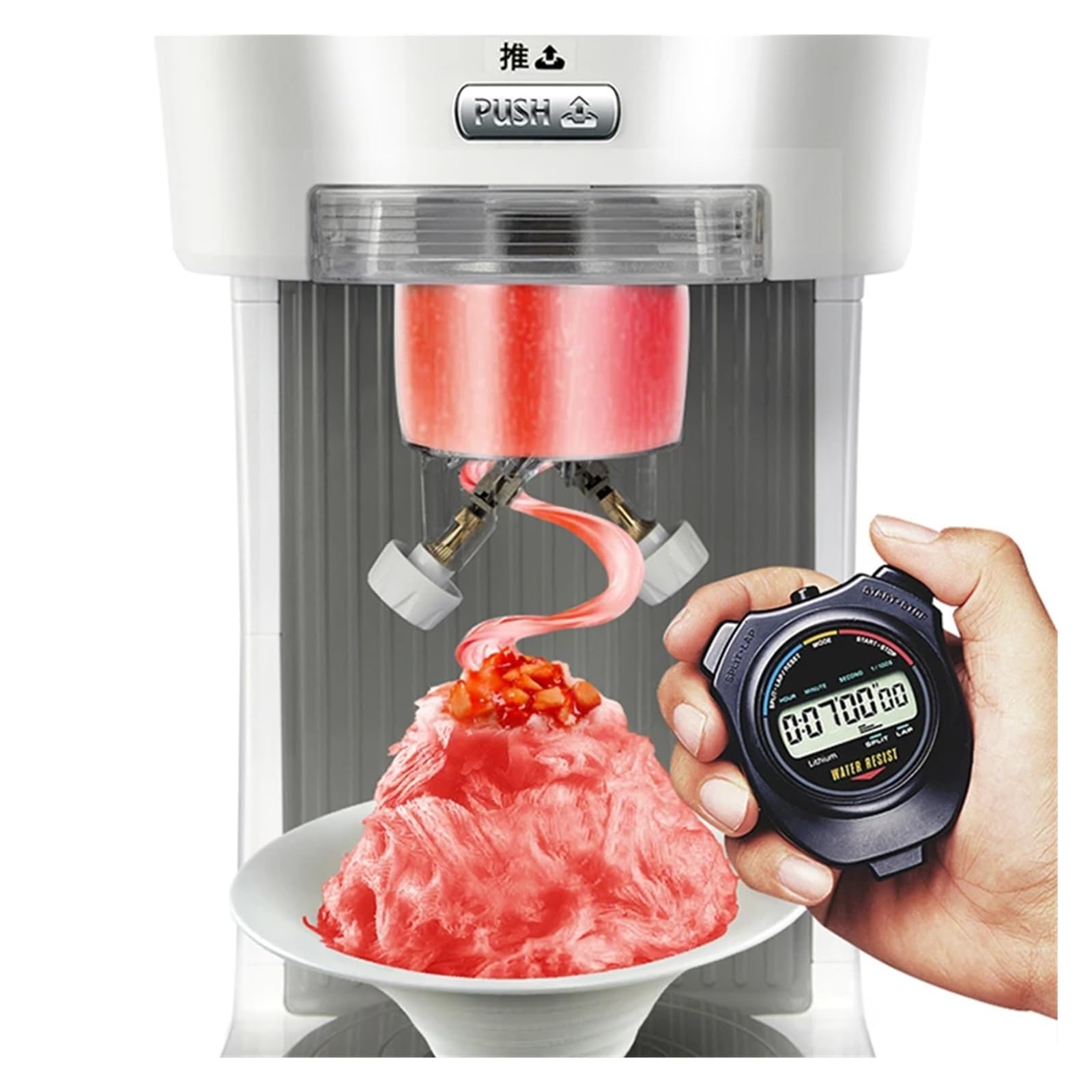 Elektryczna Golarka Do Lodu Komercyjna Automatyczna Kruszarka Maszyna Smoothie Rozdrabniacz Błota Pośniegowego Używany W Sklepach Z Napojami Powerful Ice Crushing