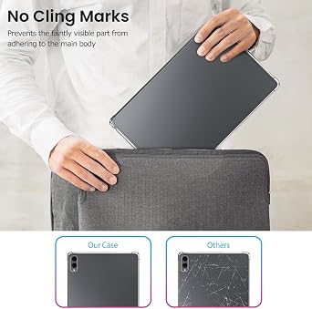 TPU Clear Tablet Case Compatible with Galaxy Tab S11 Ultra 14.6, Slim Transparent Soft Cover Shockproof Anti-Scratch Flexible Protective Shell