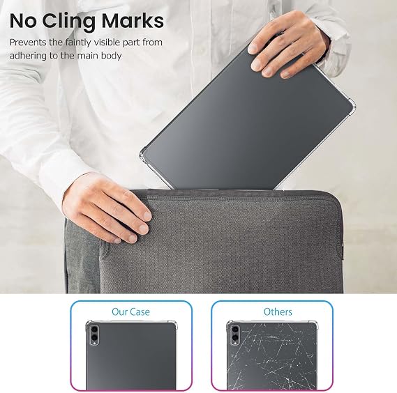 TPU Clear Tablet Case Compatible with Galaxy Tab S11 Ultra 14.6, Slim Transparent Soft Cover Shockproof Anti-Scratch Flexible Protective Shell