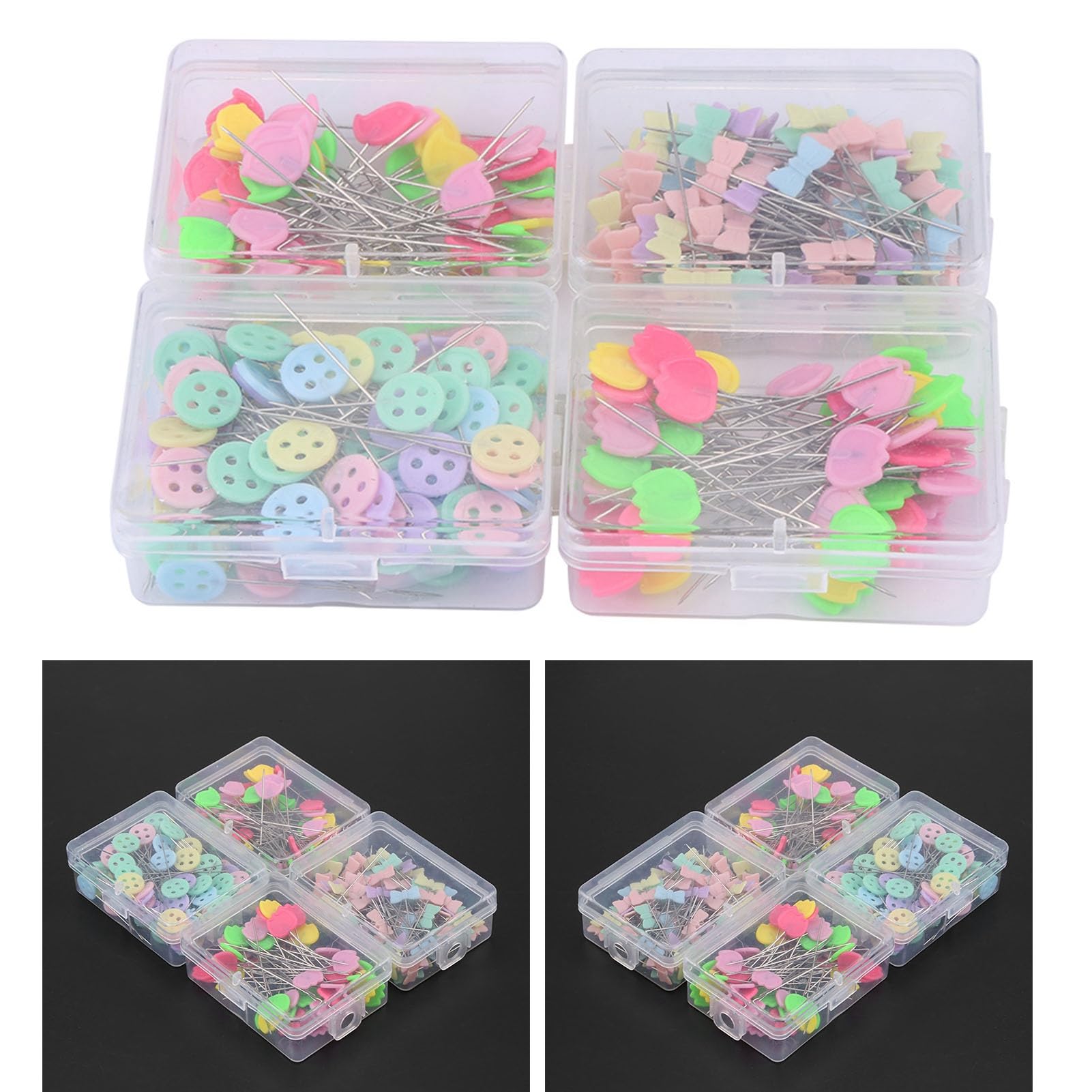 Hand Needles, Striken Pens, Quilt Tools, Flower Button Head for Sewing, Sewing Accessories, Sewing Machine (A) (B)