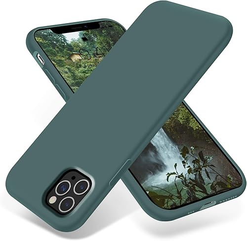 OTOFLY Funda para iPhone 11 Pro, ultra delgada, funda de gel de silicona líquida con protección de cuerpo completo, antiarañazos, a prueba de