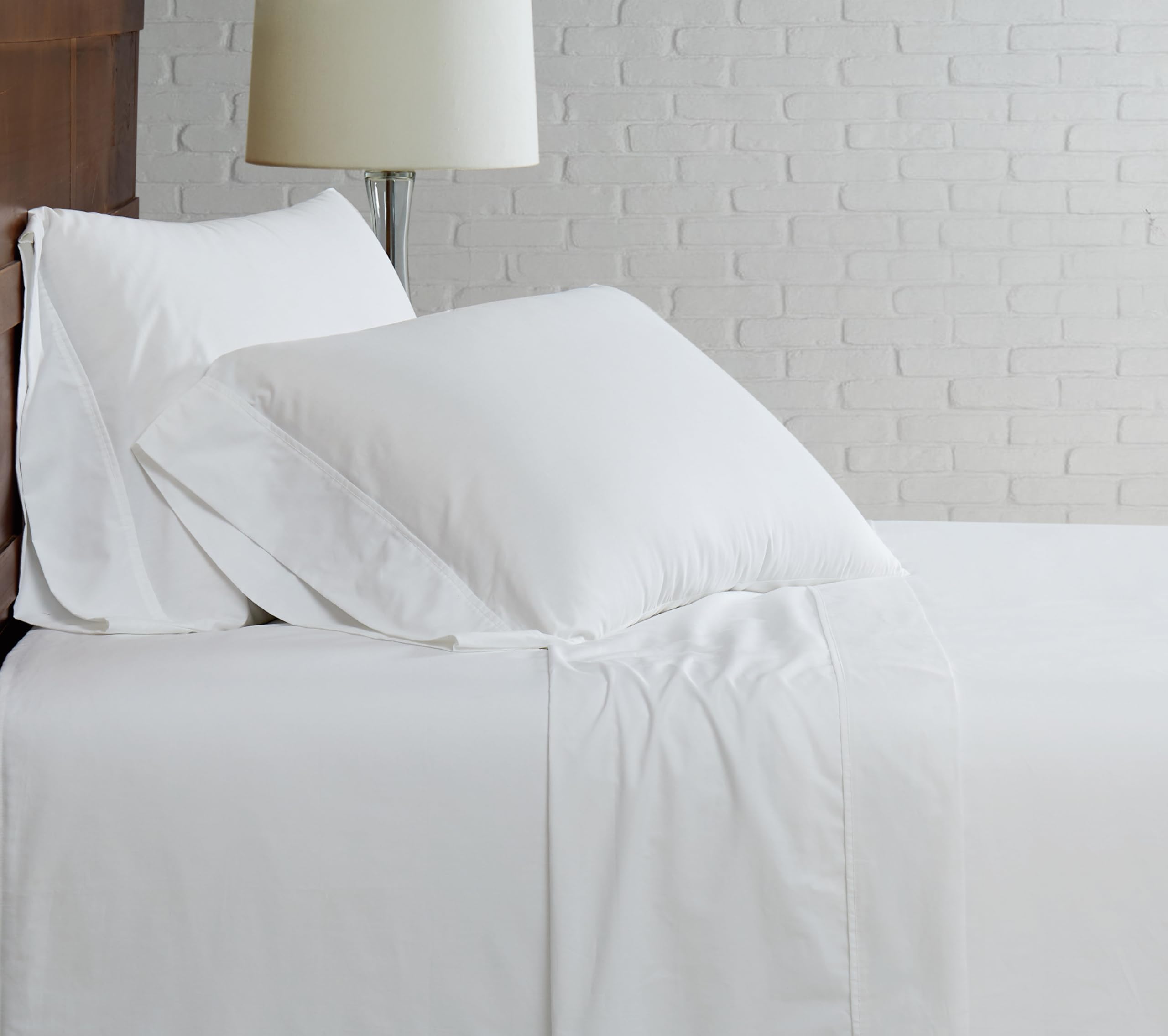 CANNON Solid Percale 200 Thread Count Full Sheet Set