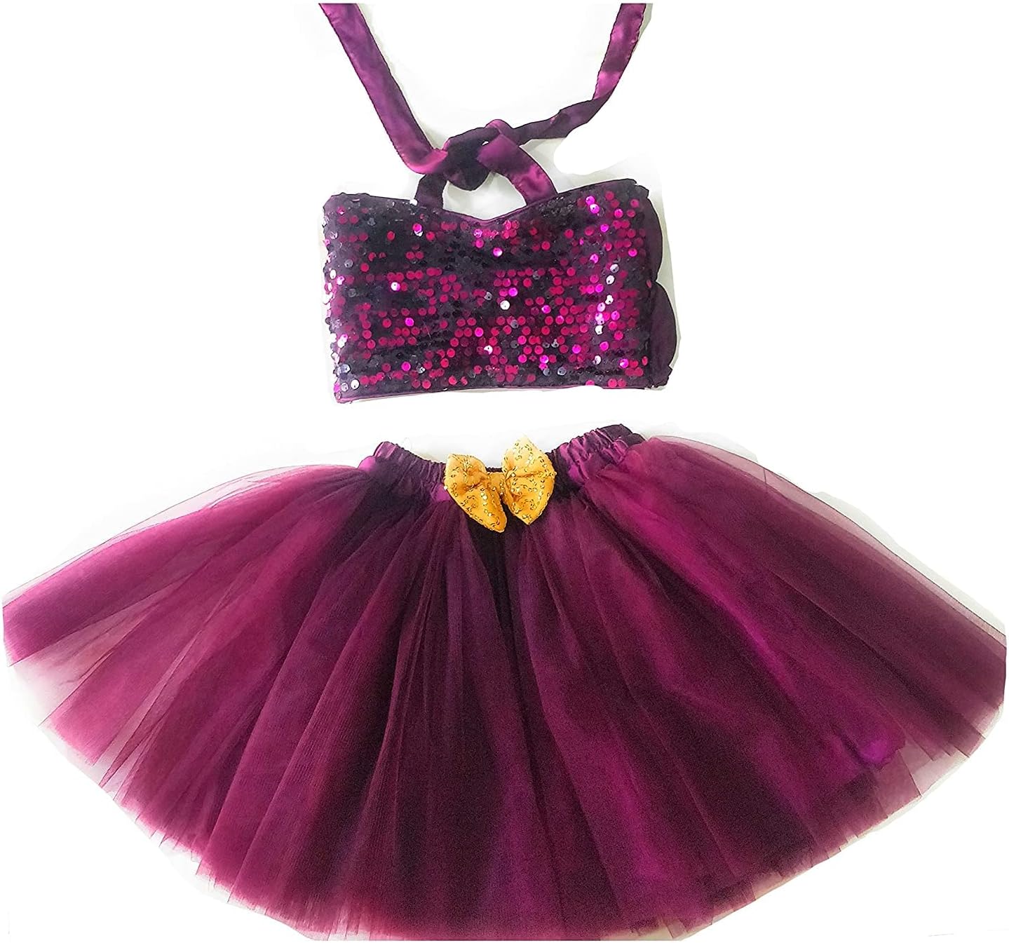 New Born Baby Tutu Crop Top Skirt Dress with Hairband