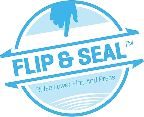 Miniatura 7 de Aimoh #8 Sobres de seguridad con doble ventana, voltear y sellar - para cheques de negocios, QuickBooks y Quicken, Tamaño 3 58 x 8 1116 pulgadas -