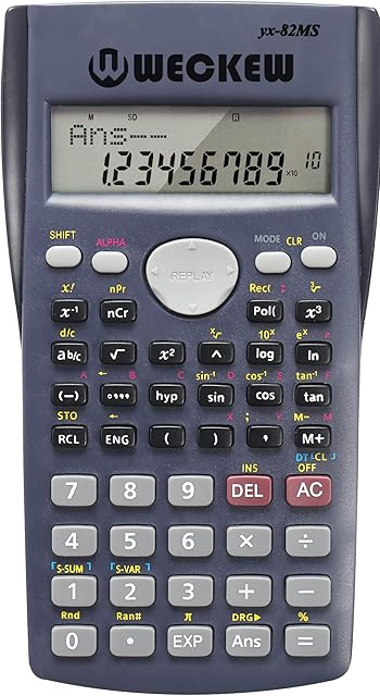 Scientific Calculator, Engineering Scientific Calculator with 240 Function 2-Line LCD Display - Suitable for School Students, Teachers and Business Use
