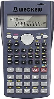 WECKEW Scientific Calculator, Engineering Scientific Calculator with 240 Function 2-Line LCD Display - Suitable for School Students, Teachers and Business Use (Navy blue)
