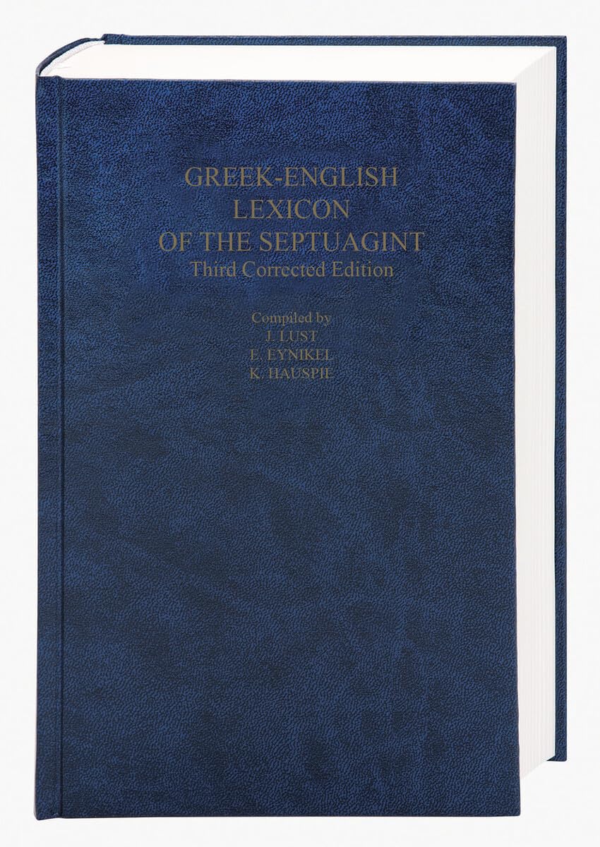 A Greek-English Lexicon of the Septuagint: Third Corrected Edition (Ediciones científicas de la Deutsche Bibelgesellschaft)