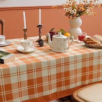 【le jacquard francais 】花柄テーブルクロス オレンジ LE JACQUARD FRANCAIS(ルジャカールフランセ) キッチン