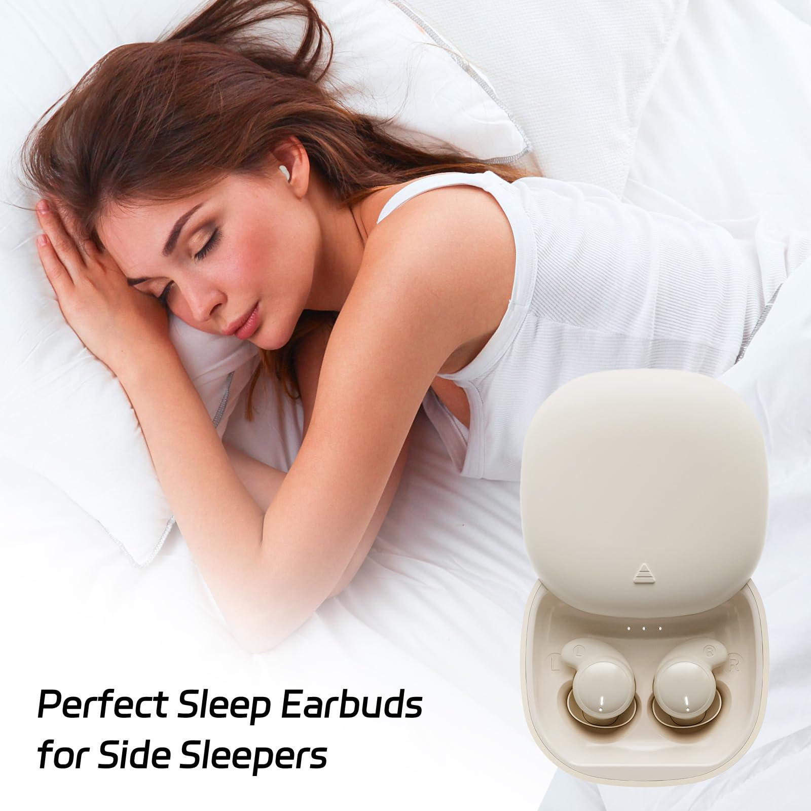 esonstyle Cuffie Per Dormire Bluetooth 6.2 Mini In-Ear Auricolari Invisibil
