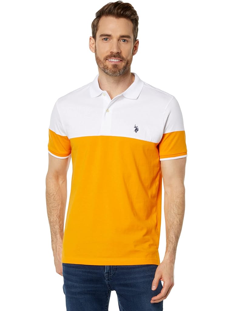 U.S. POLO ASSN. Color-Block Small Pony Jersey Polo