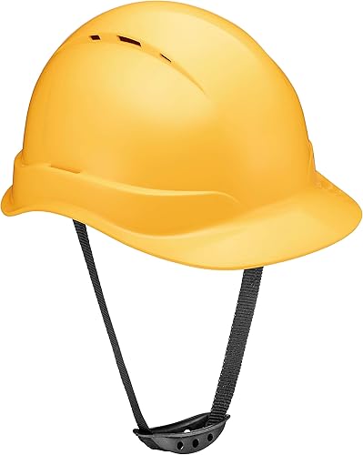 Miniatura 9 de Acerpal Casco duro ventilado con acabado brillante, diseño personalizado y color sólido OSHA cascos duros con suspensión de 6 puntos