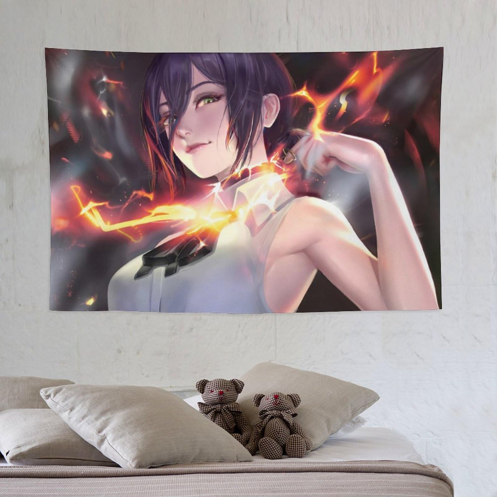 チェーンソーマン　レゼ　タペストリー チェンソーマン」デンジ＆パワーや、セクシーなマキマ＆レゼが