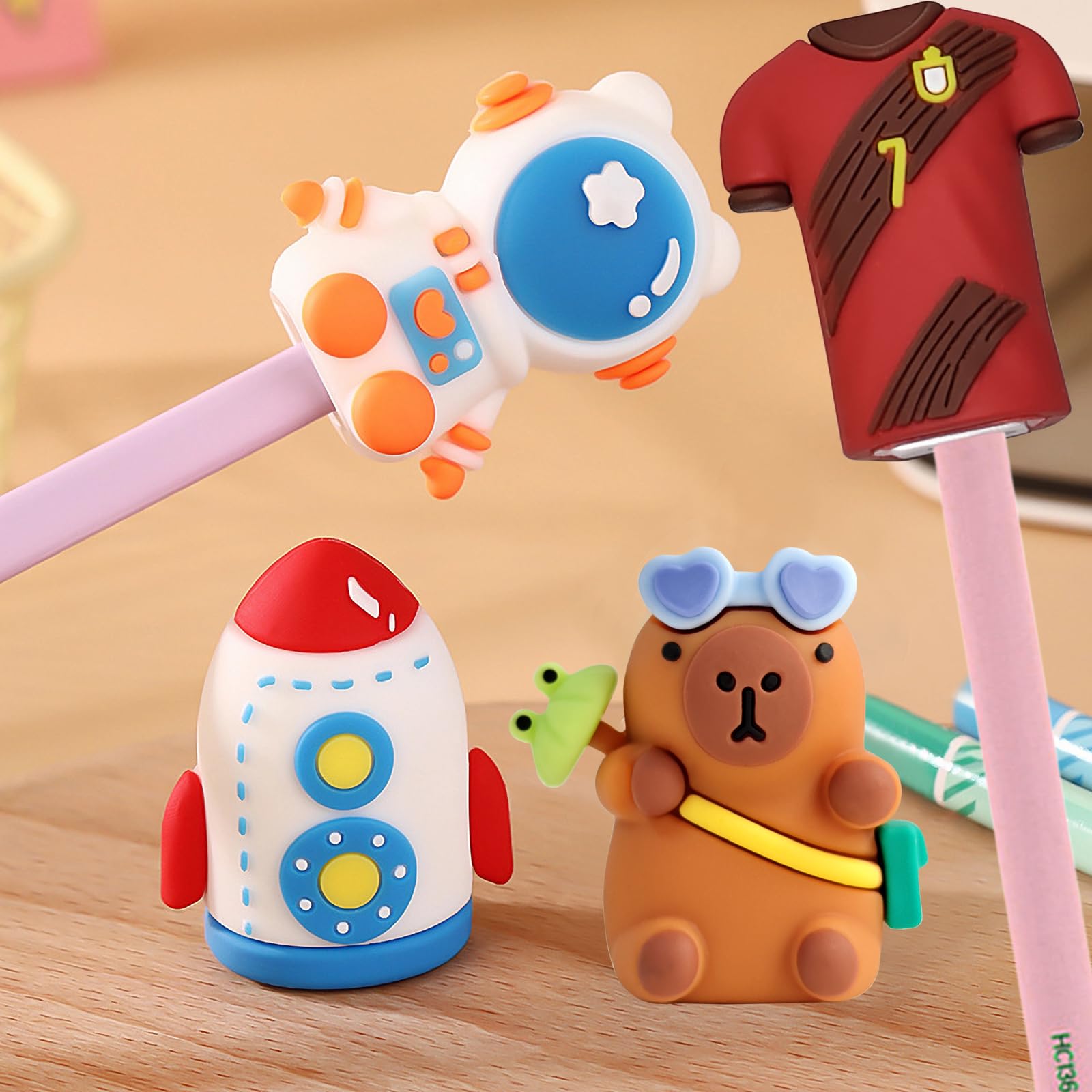 Kawaii temperamatite manuale personaggi cartoni animati 50 pezzi premi classe cancelleria
